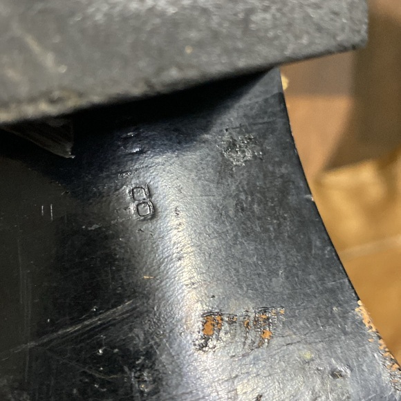 Cole Haan Crafted In Italia Suede Heel Point Toe Suede Mid Cowboy Boots Size 8 - Picture 10 of 15